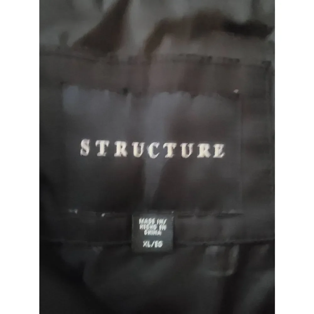 Mens structure polyester jacket size xl - Picture 3 of 5